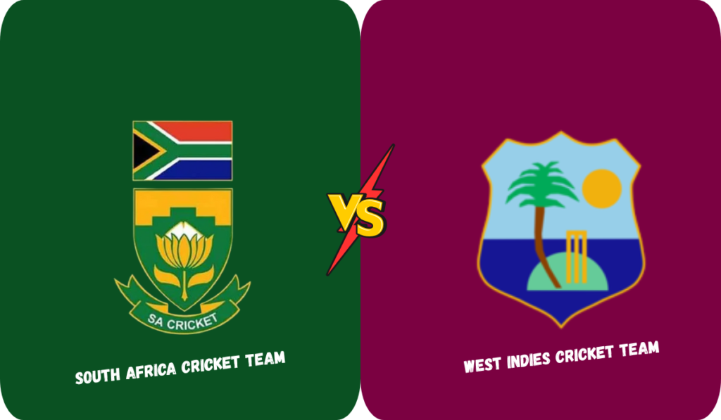 South Africa vs West Indies Timeline
