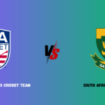 USA vs SA Team Timeline
