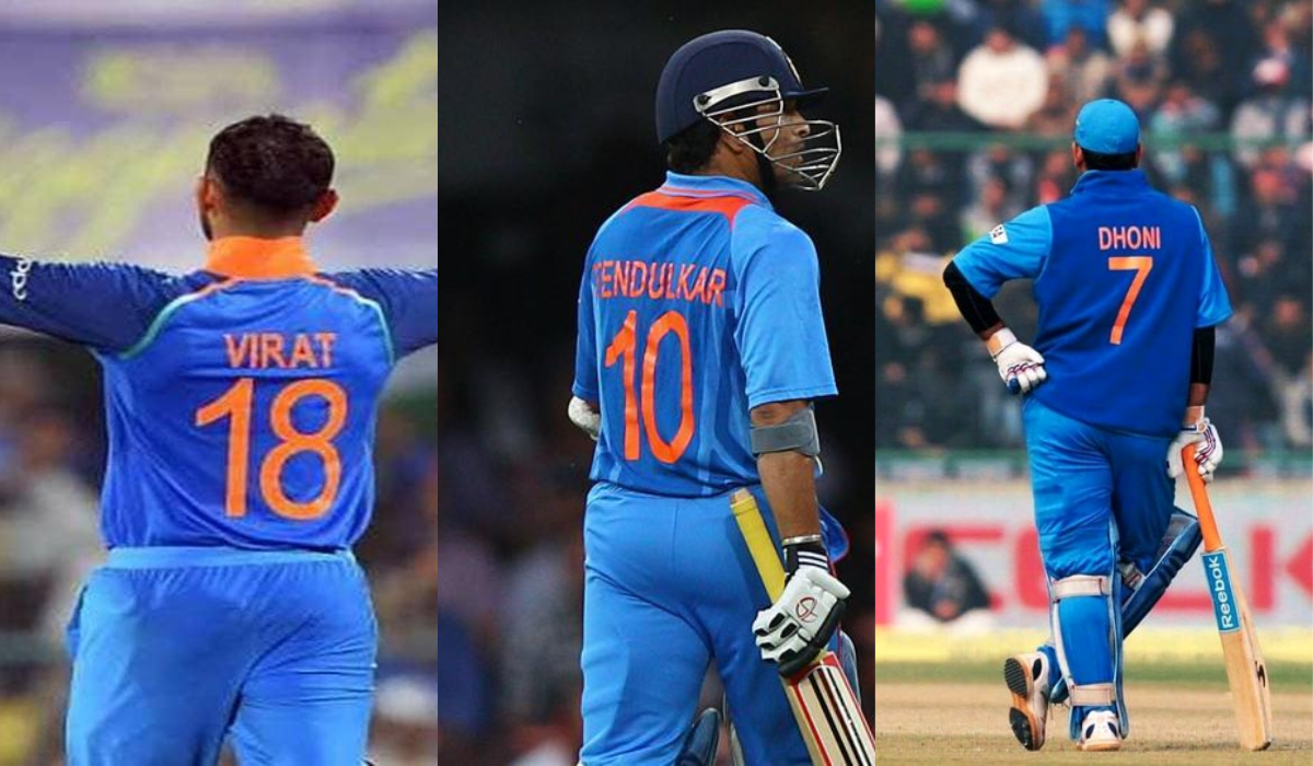 Indian Cricketers Jersey Number