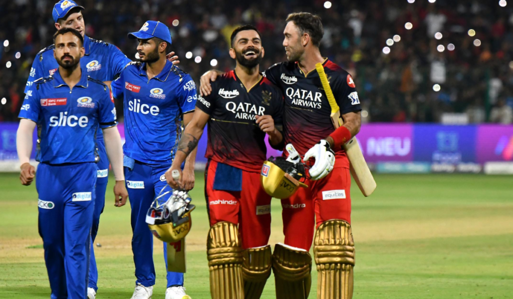 Royal Challengers Bengaluru vs Mumbai Indians Timeline