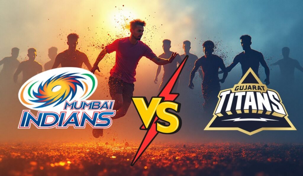 Mumbai Indians Vs Gujarat Titans Timeline