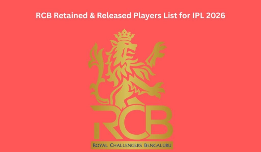 RCB Retained & Released Players List for IPL 2026