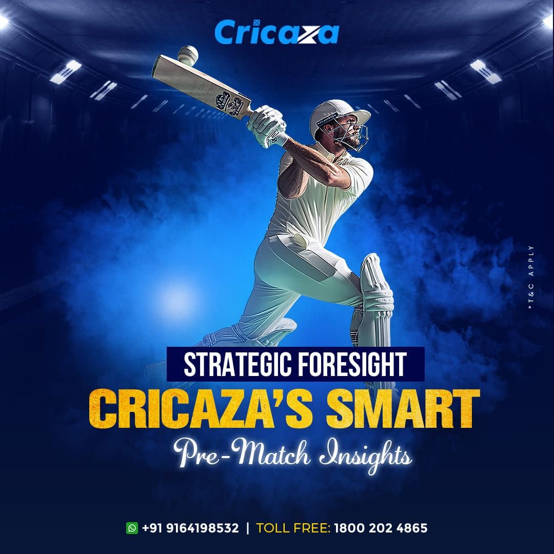 Strategic Foresight Cricaza’s Smart Pre-Match Insights