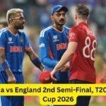 Scorecard of India vs England 2nd Semi-Final, T20 World Cup 2026
